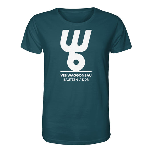 DDR Ostalgie Bio-Shirt Unisex • VEB WAGGONBAU BAUTZEN