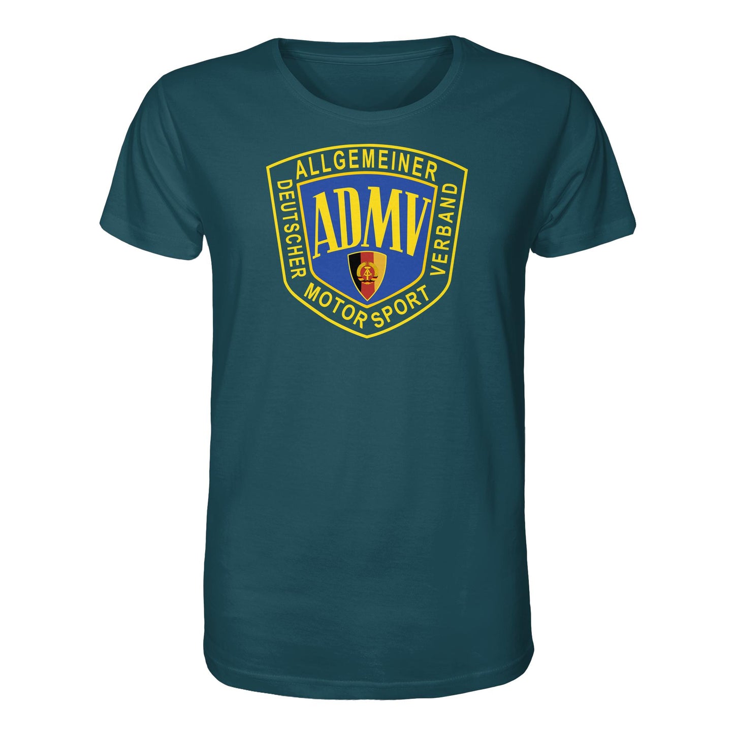 DDR Ostalgie Bio-Shirt Unisex • ADMV MOTORSPORTVERBAND DER DDR
