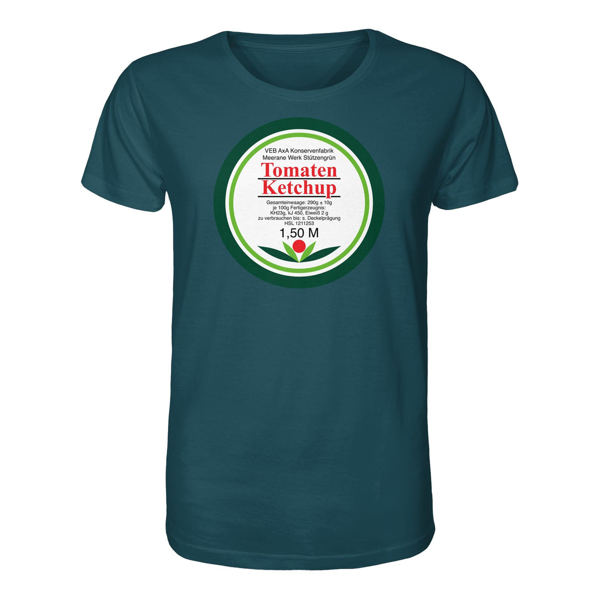 DDR Ostalgie Bio-Shirt Unisex • VEB AXA KONSERVEN MEERANE - TOMATEN-KETCHUP