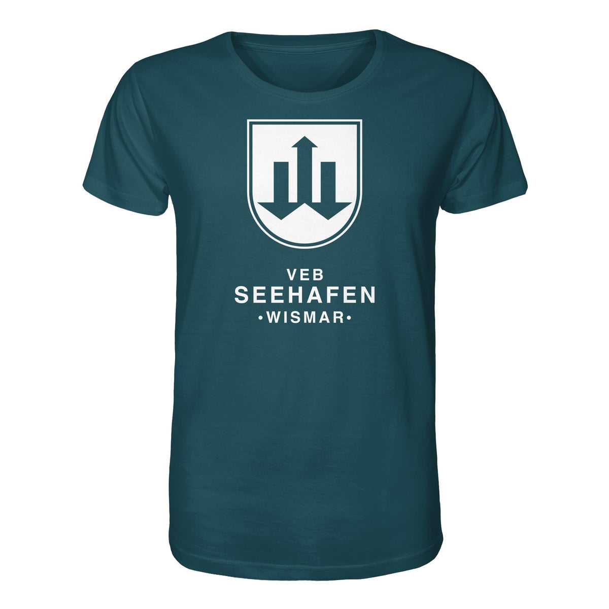 DDR Ostalgie Bio-Shirt Unisex • VEB SEEHAFEN WISMAR