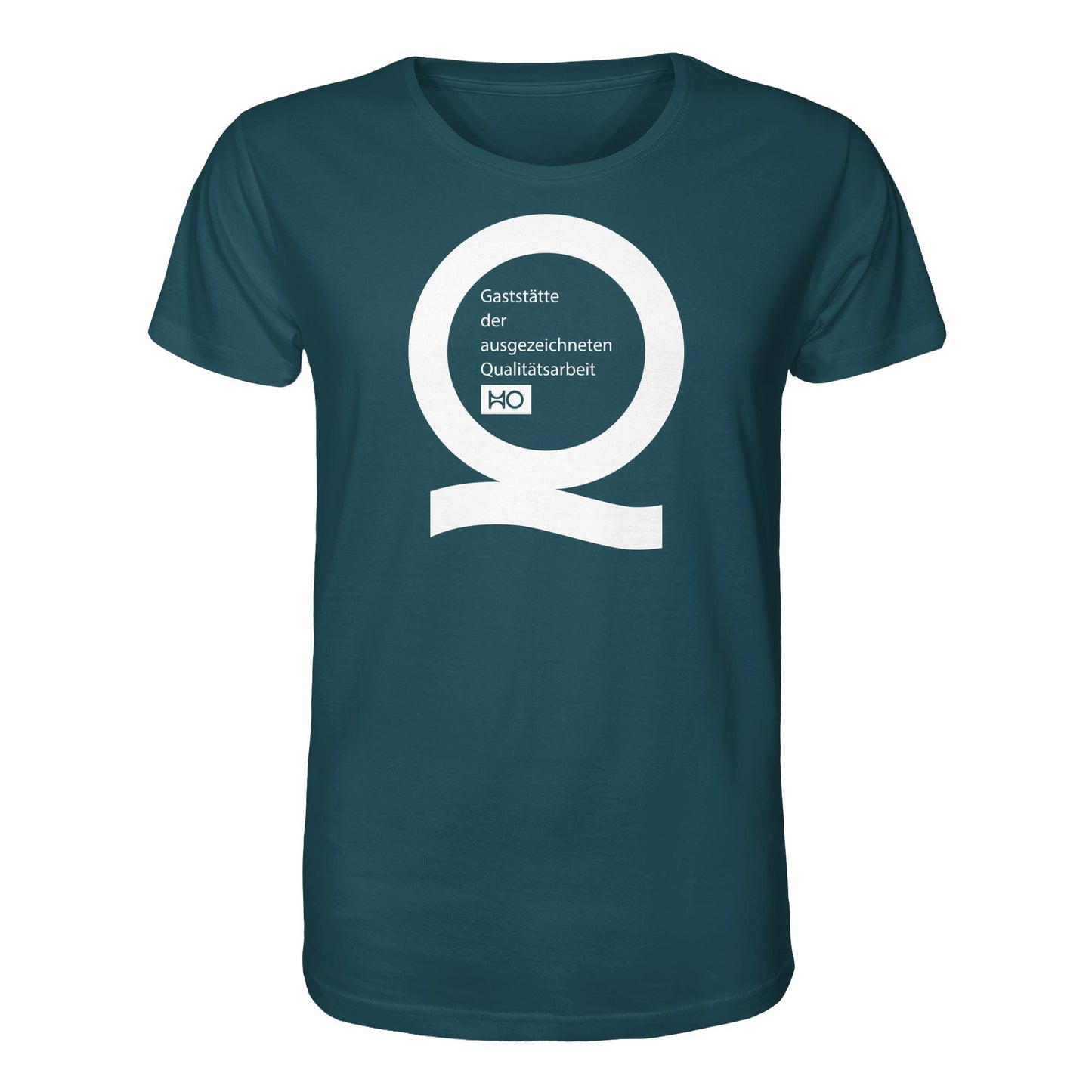 DDR Ostalgie Bio-Shirt Unisex • AUSGEZEICHNETE HO-GASTSTÄTTE (ORIGINAL SIEGEL)