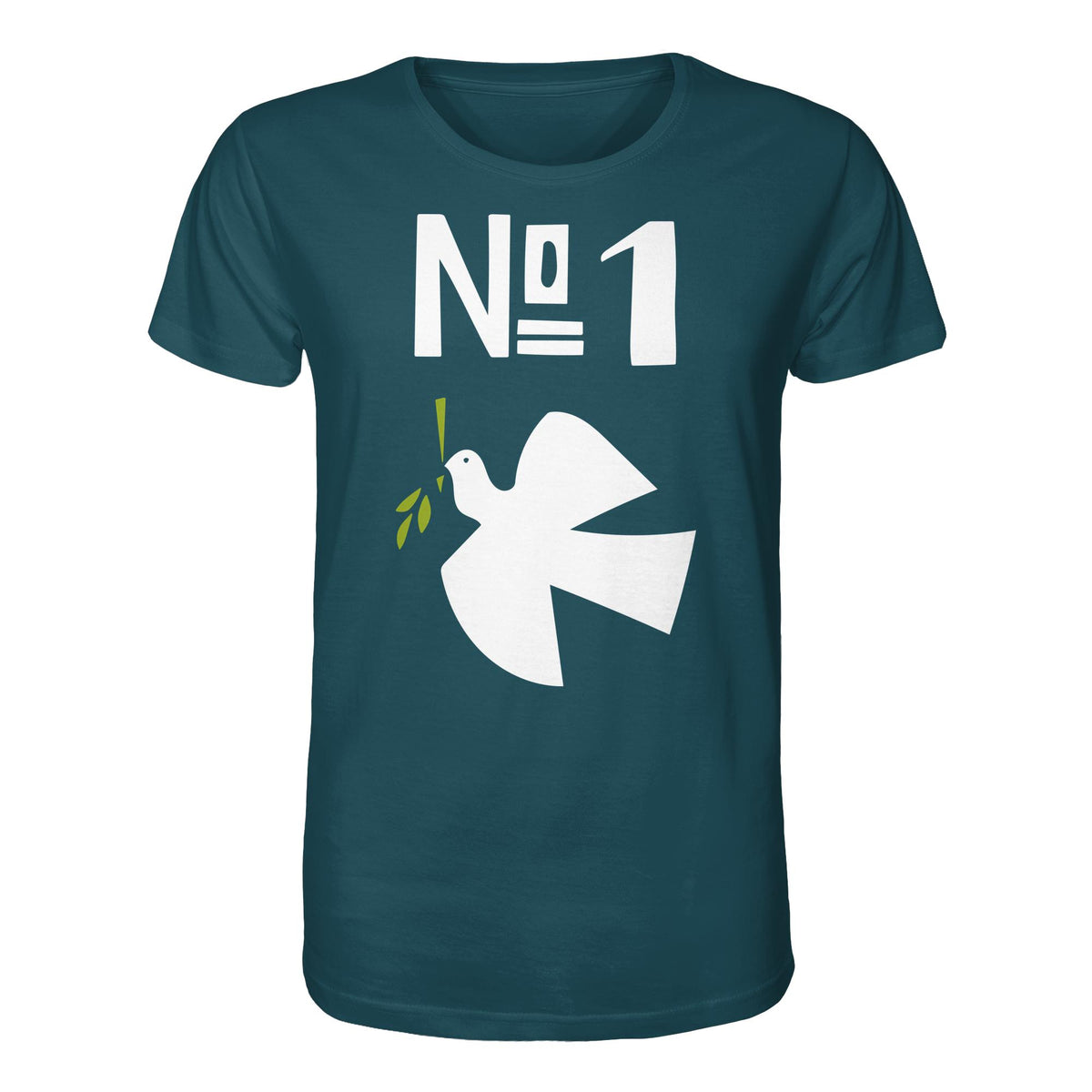 DDR Ostalgie Bio-Shirt Unisex • NO. 1 PRIORITÄT - FRIEDEN! (ORIGINAL PLAKAT)