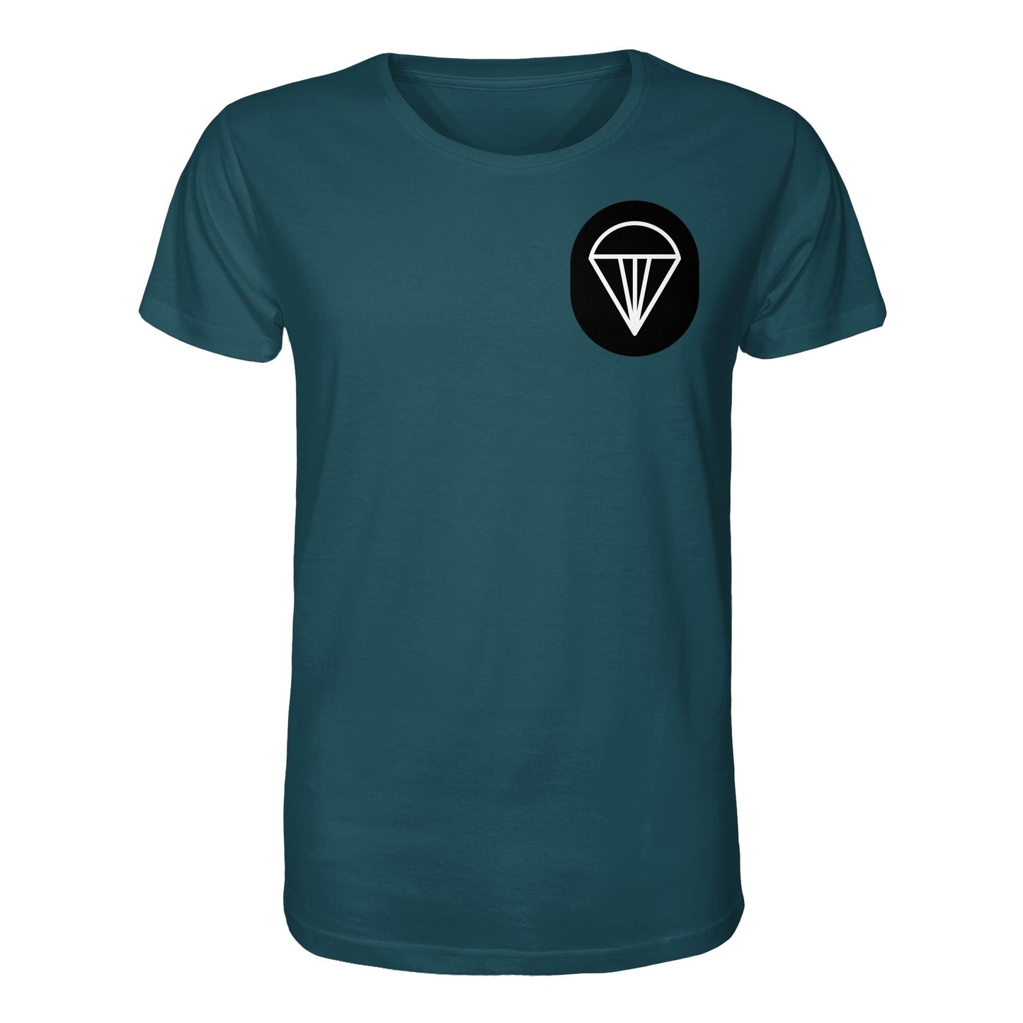 DDR Ostalgie Bio-Shirt Unisex • NVA EMBLEM - FALLSCHIRMJÄGER