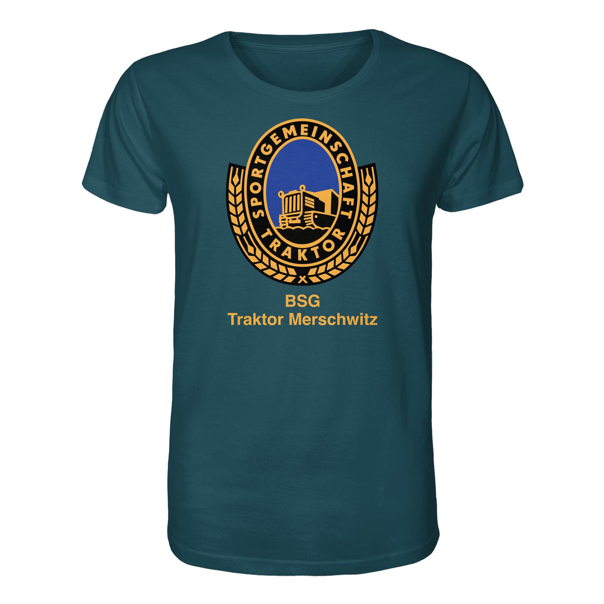 DDR Ostalgie Bio-Shirt Unisex • BSG TRAKTOR MERSCHWITZ