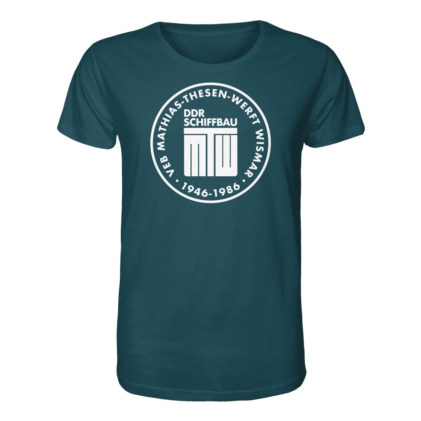 DDR Ostalgie Bio-Shirt Unisex • MATHIAS-THESEN-WERFT WISMAR