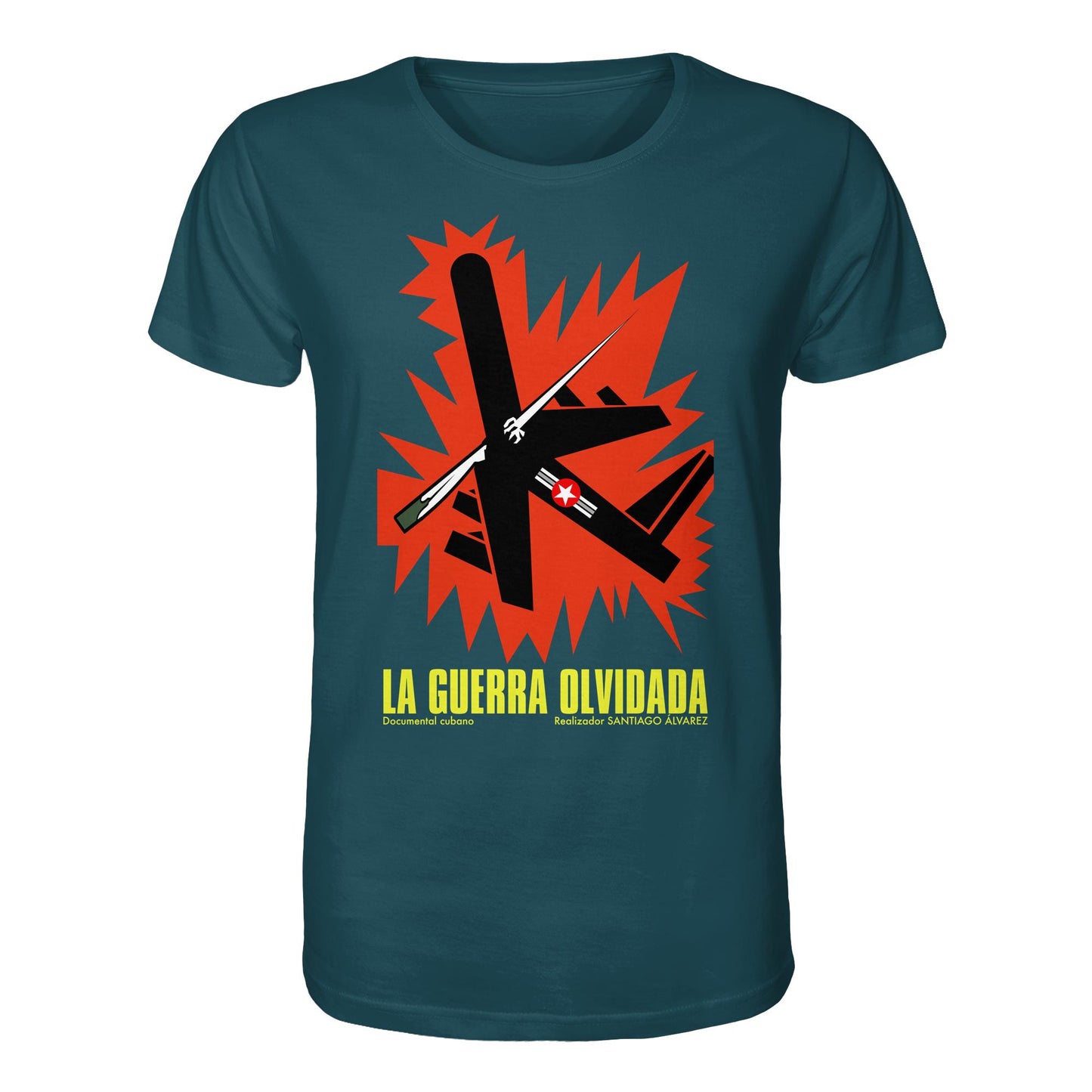 DDR Ostalgie Bio-Shirt Unisex • KUBA - LA GUERRA OLVIDADA (ORIGINAL POSTER)