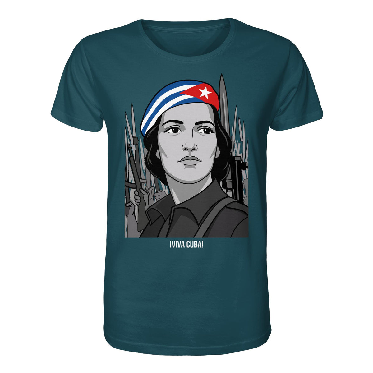 DDR Ostalgie Bio-Shirt Unisex • VIVA CUBA!
