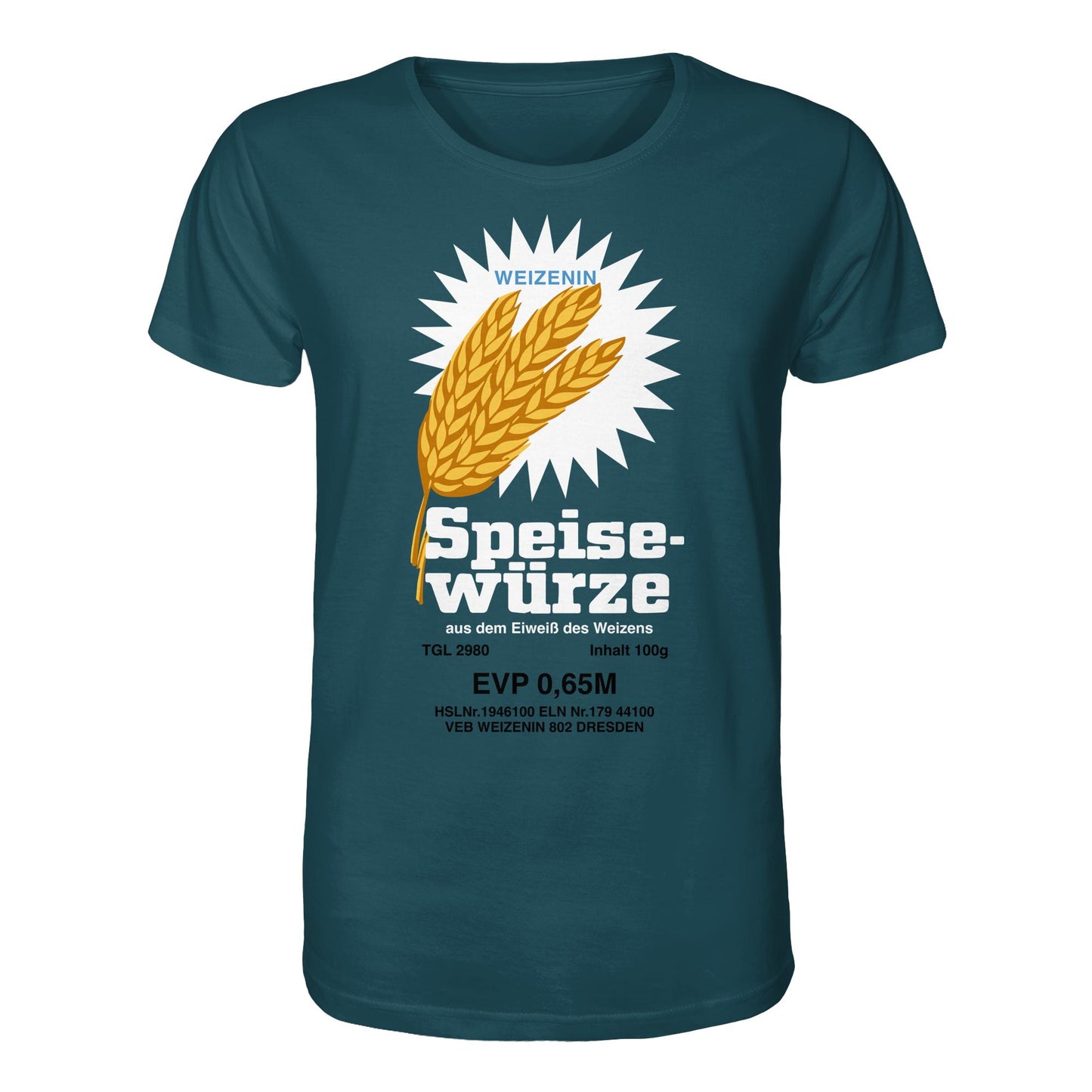 DDR Ostalgie Bio-Shirt Unisex • WEIZENIN SPEISEWÜRZE