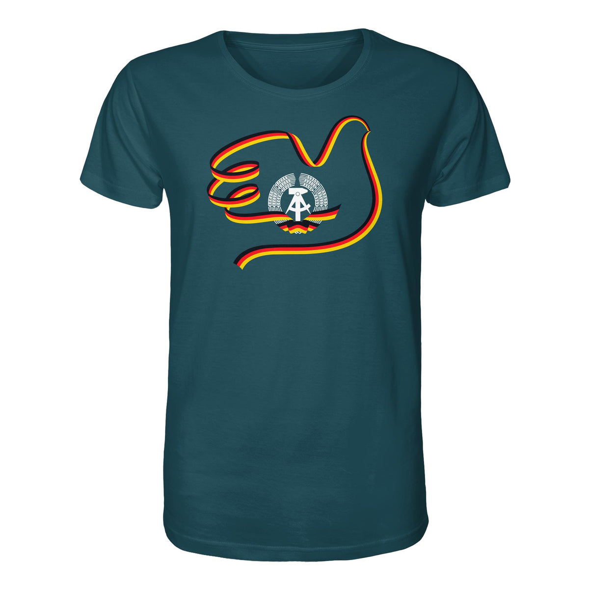 DDR Ostalgie Bio-Shirt Unisex • DDR - 40 JAHRE FRIEDEN IN DEUTSCHLAND (ORIGINAL-PLAKAT)