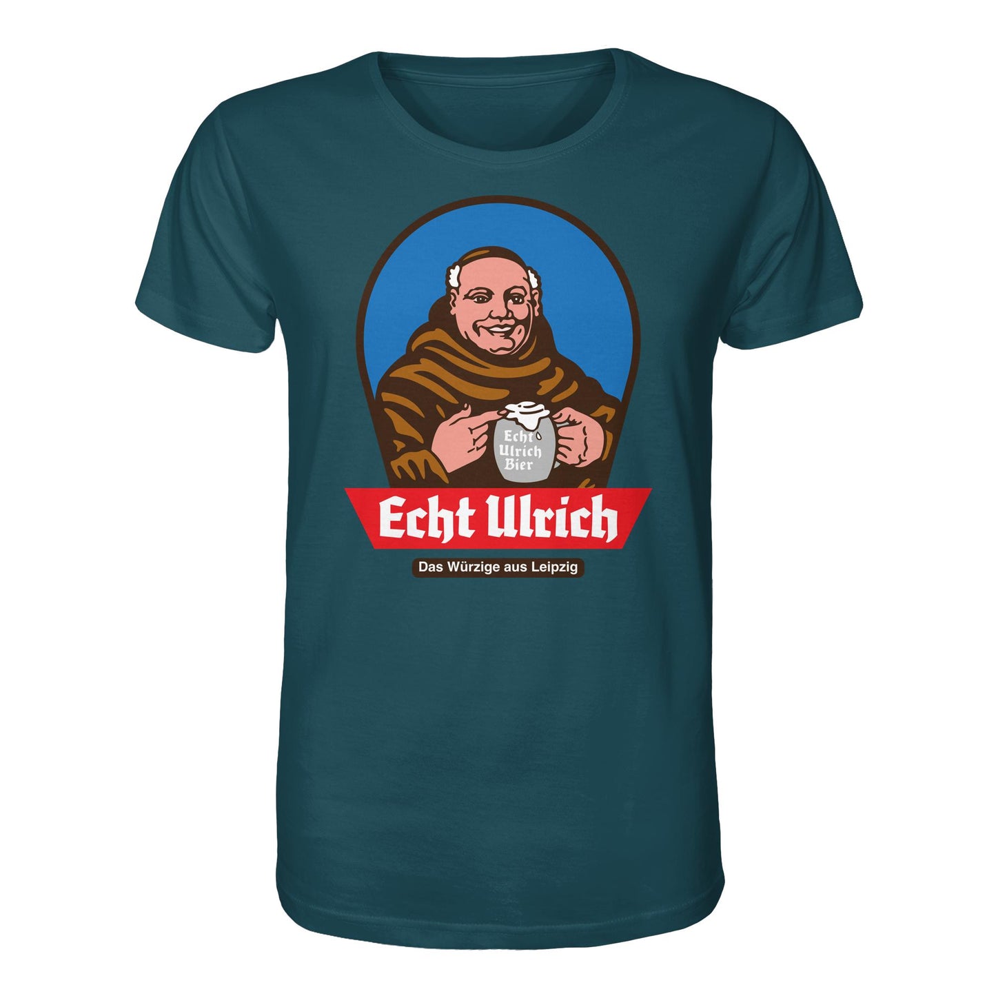 DDR Ostalgie Bio-Shirt Unisex • ECHT ULRICH BIER LEIPZIG