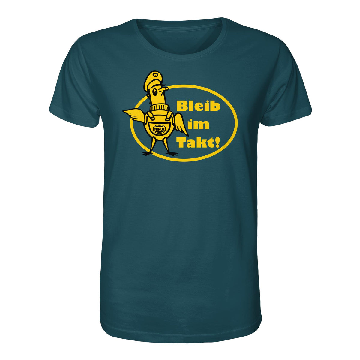 DDR Ostalgie Bio-Shirt Unisex • MINOL - BLEIB IM TAKT