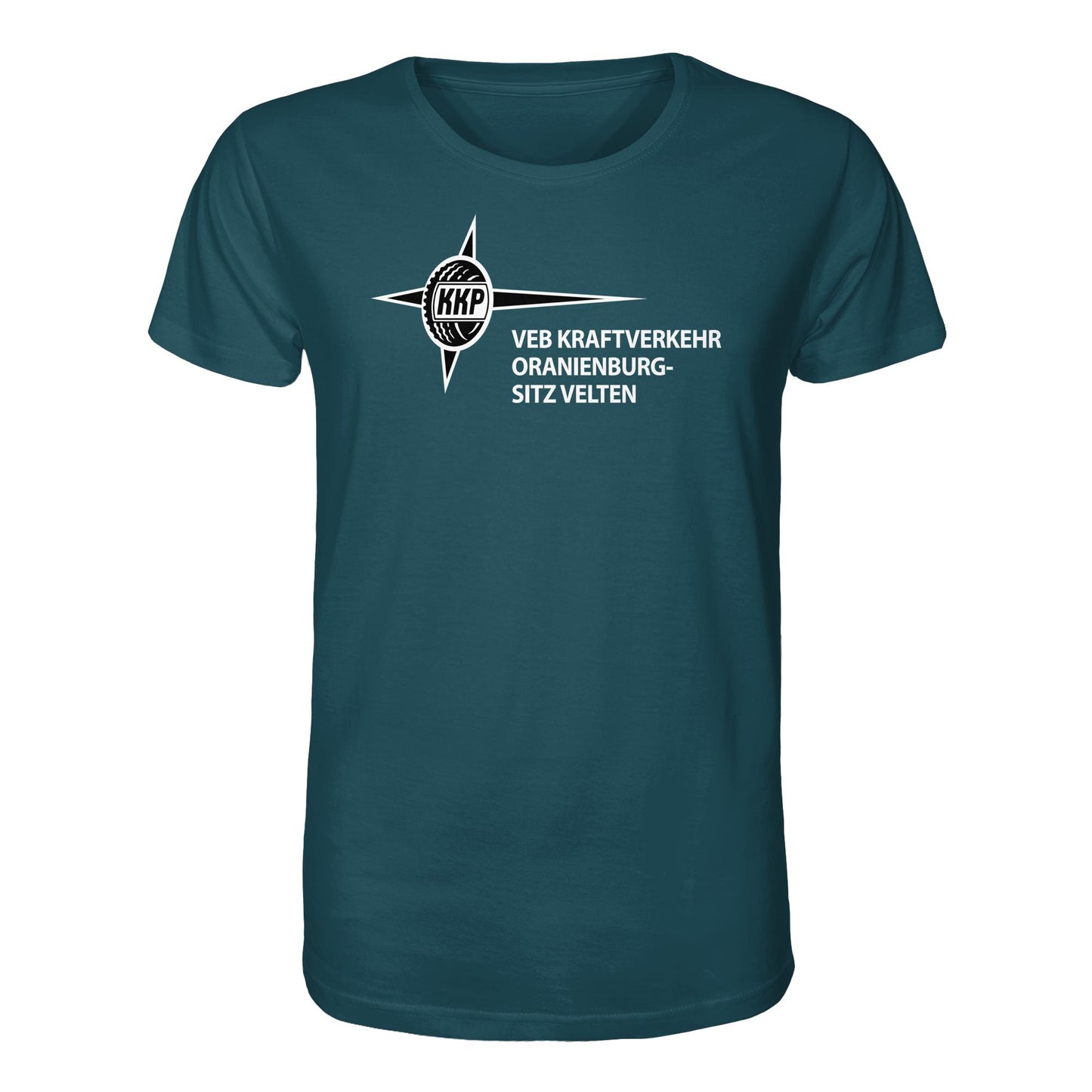 DDR Ostalgie Bio-Shirt Unisex • VEB KRAFTVERKEHR ORANIENBURG