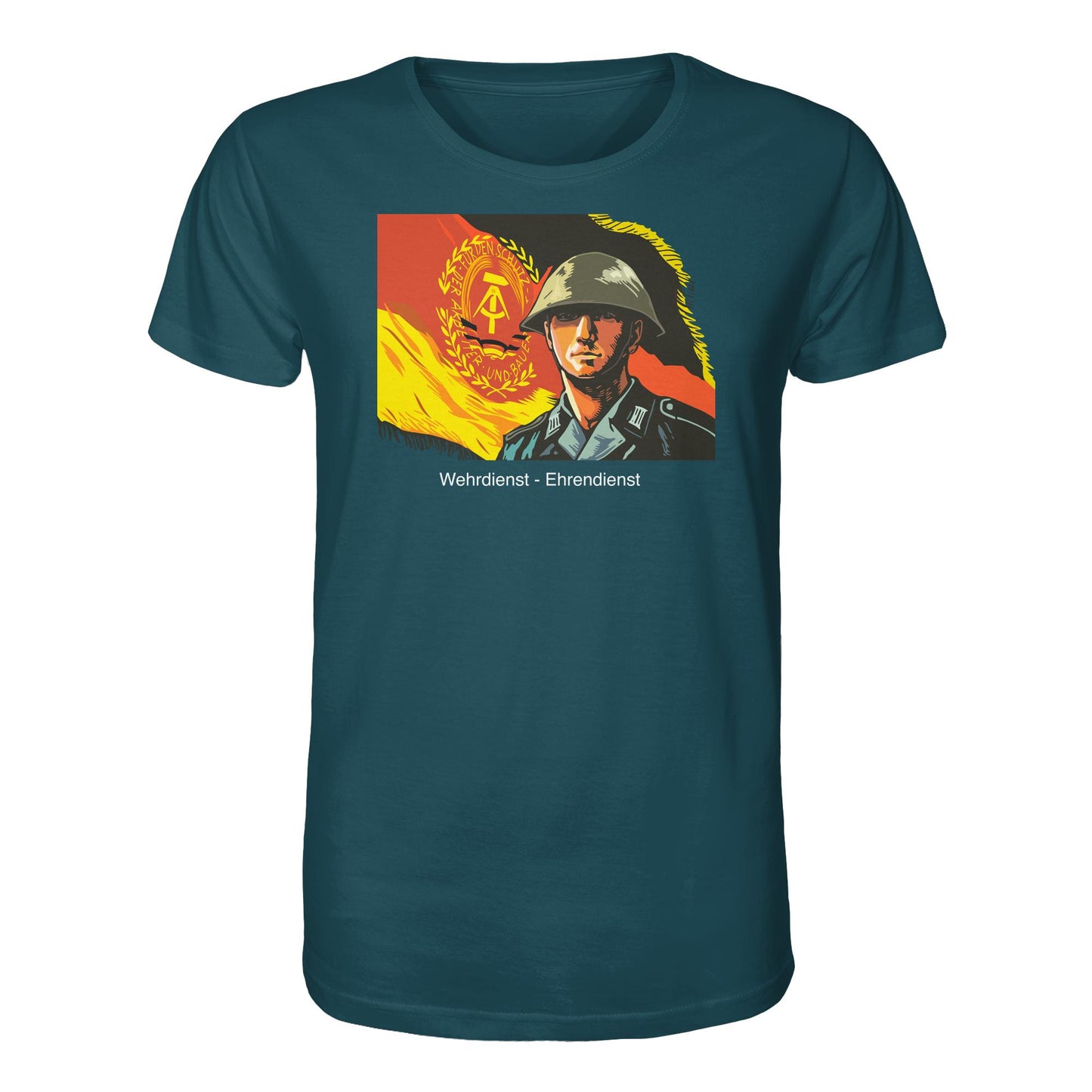 DDR Ostalgie Bio-Shirt Unisex • NVA WEHRDIENST - EHRENDIENST