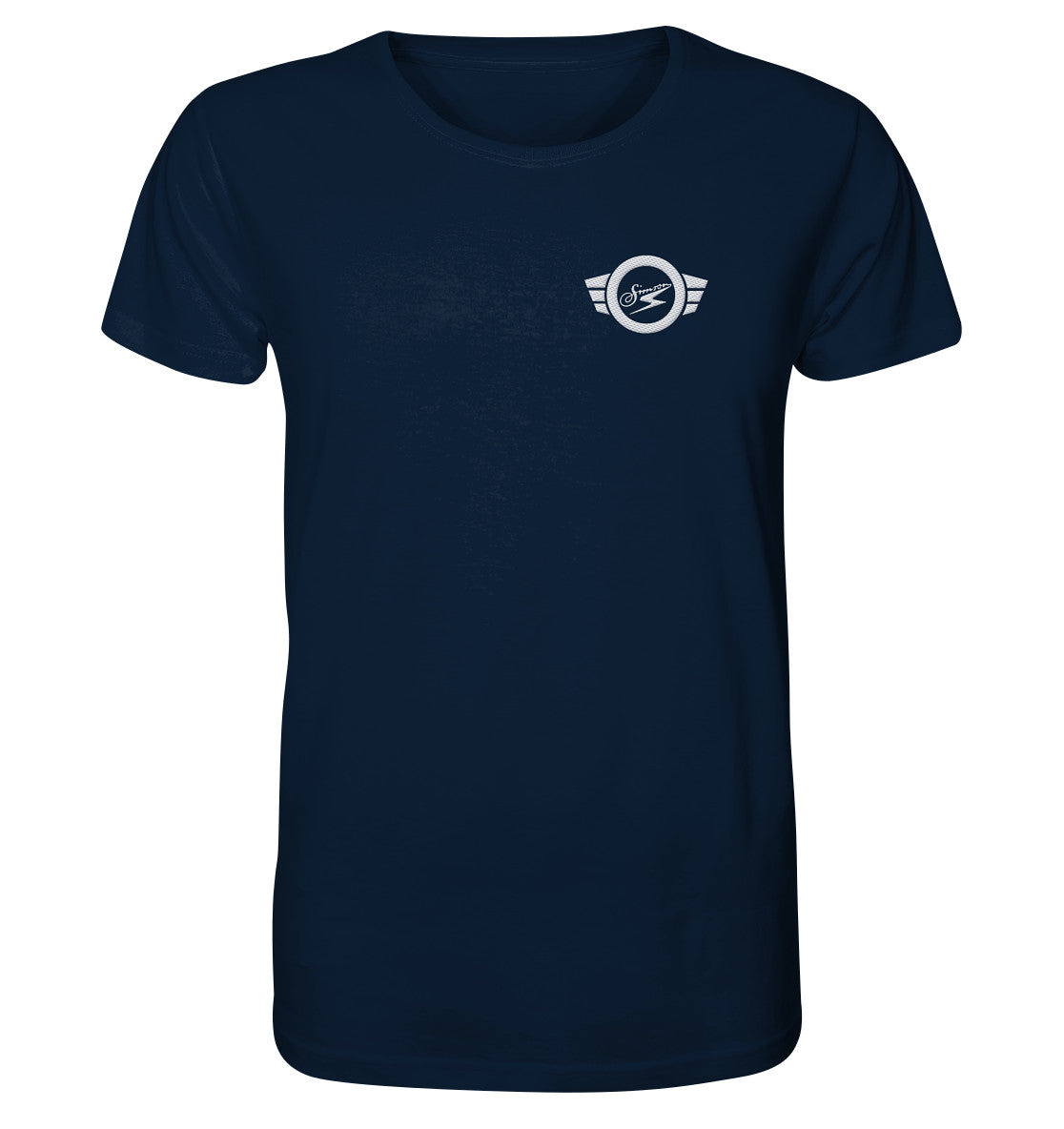 DDR Ostalgie Bio-Shirt bestickt • SIMSON BADGE