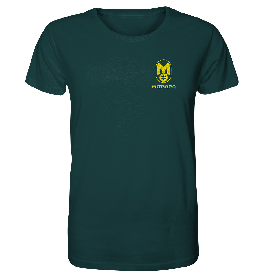 DDR Ostalgie Bio-Shirt bestickt • MITROPA