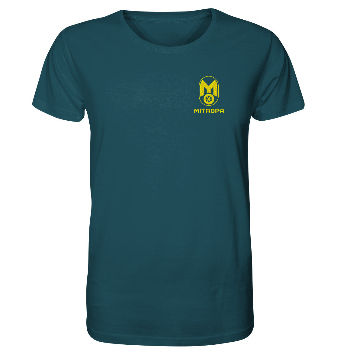 DDR Ostalgie Bio-Shirt bestickt • MITROPA