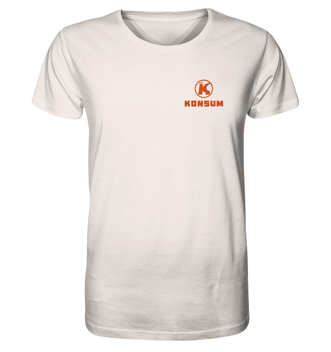 DDR Ostalgie Bio-Shirt bestickt • KONSUM