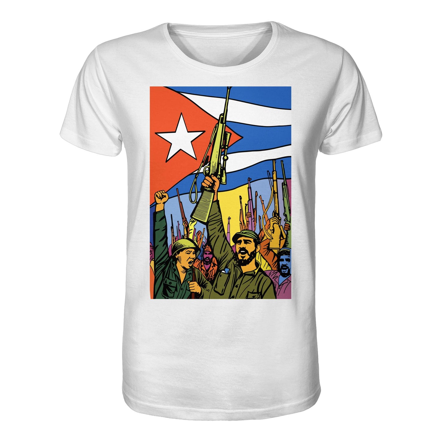 DDR Ostalgie Bio-Shirt Unisex • KUBANISCHE REVOLUTION (ORIGINAL POSTER)