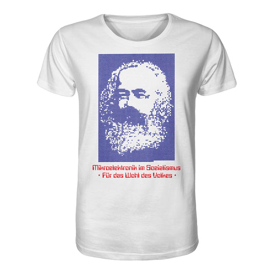 DDR Ostalgie Bio-Shirt Unisex • DDR MIKROELEKTRONIK FÜR DAS WOHL DES VOLKES (ORIGINAL POSTER)