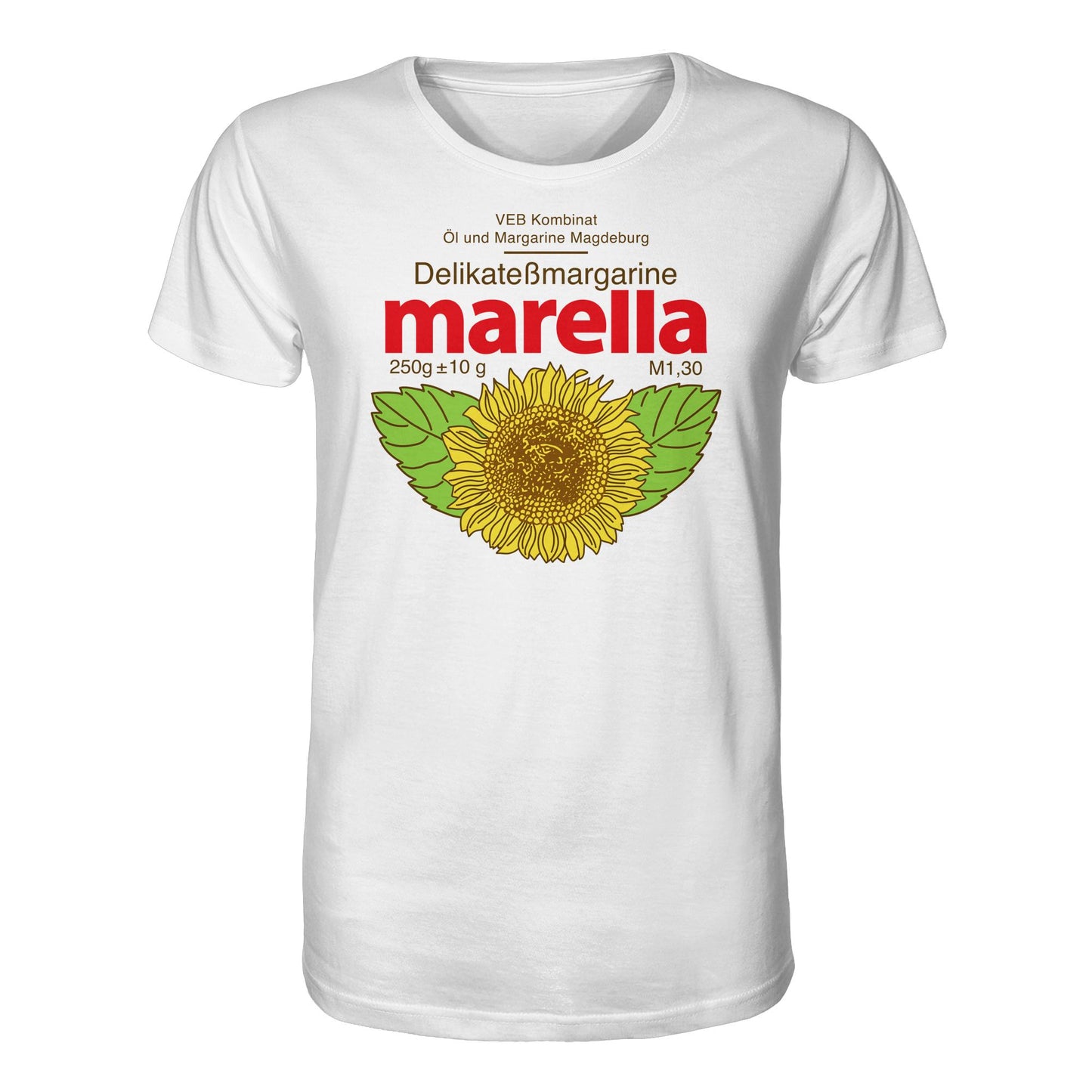 DDR Ostalgie Bio-Shirt Unisex • MARELLA MARGARINE - VEB KOMBINAT ÖL MAGDEBURG