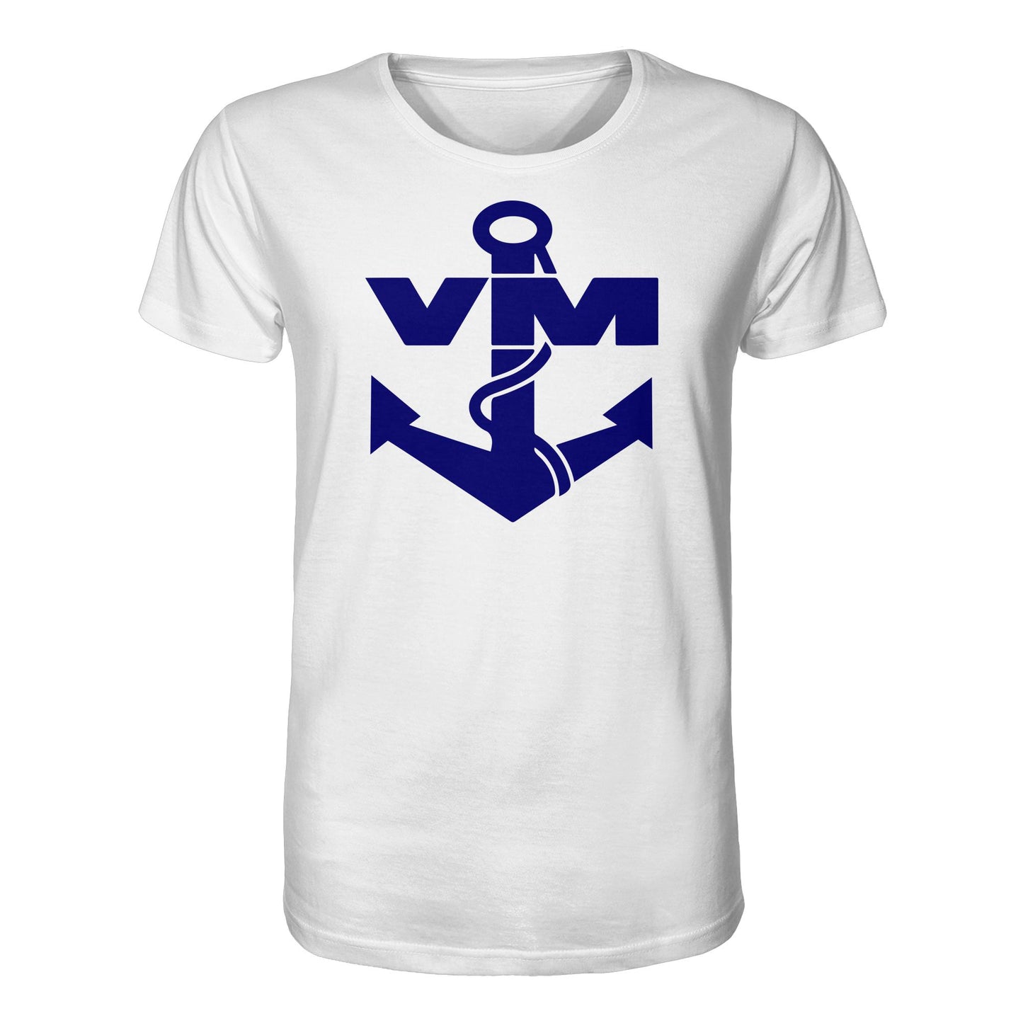 DDR Ostalgie Bio-Shirt Unisex • NVA EMBLEM - VOLKSMARINE SEESTREITKRÄFTE - BRUST