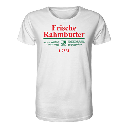 ORGANIC BIO SHIRT UNISEX • FRISCHE RAHMBUTTER - KONSUM