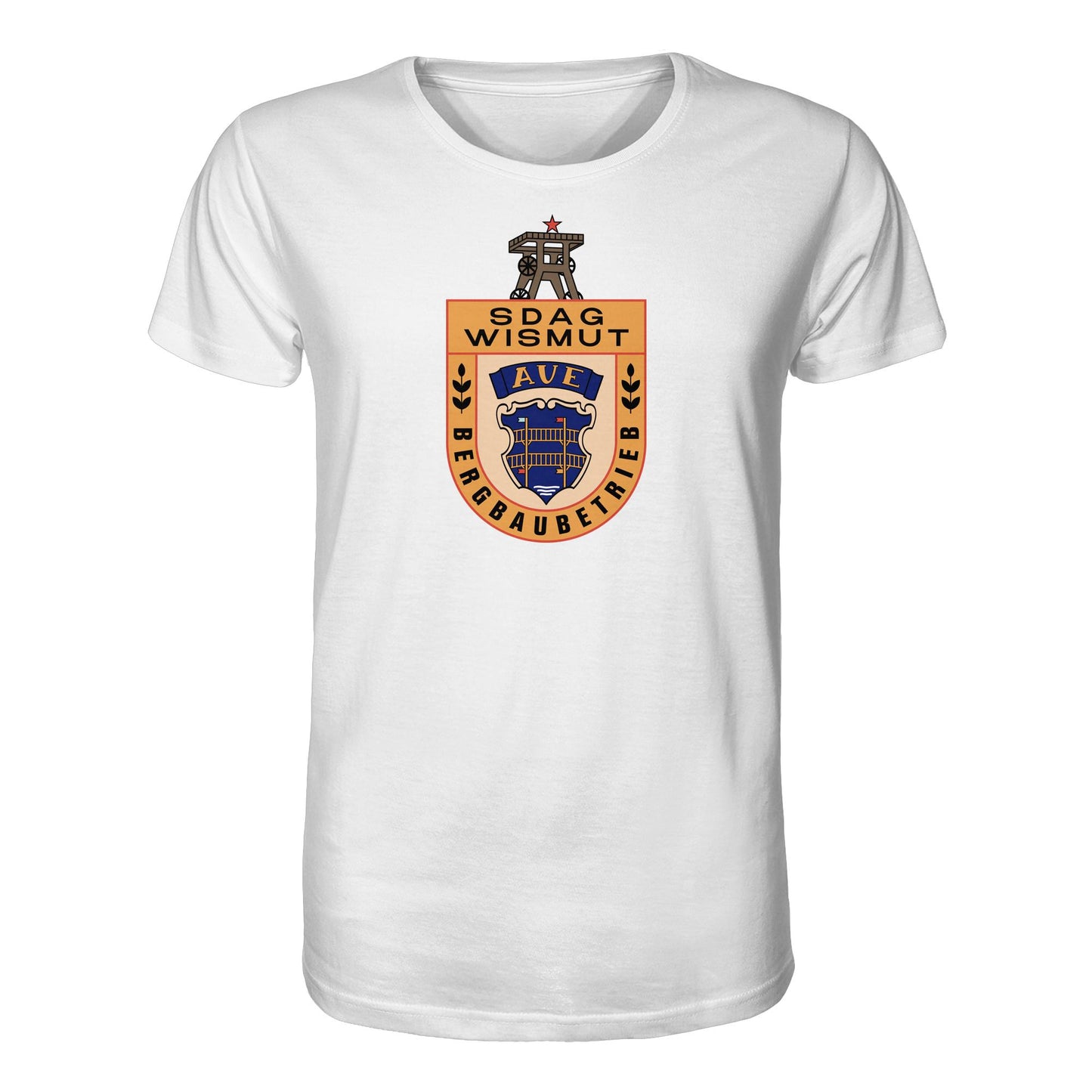 ORGANIC BIO SHIRT UNISEX • SDAG WISMUT AUE - ABZEICHEN