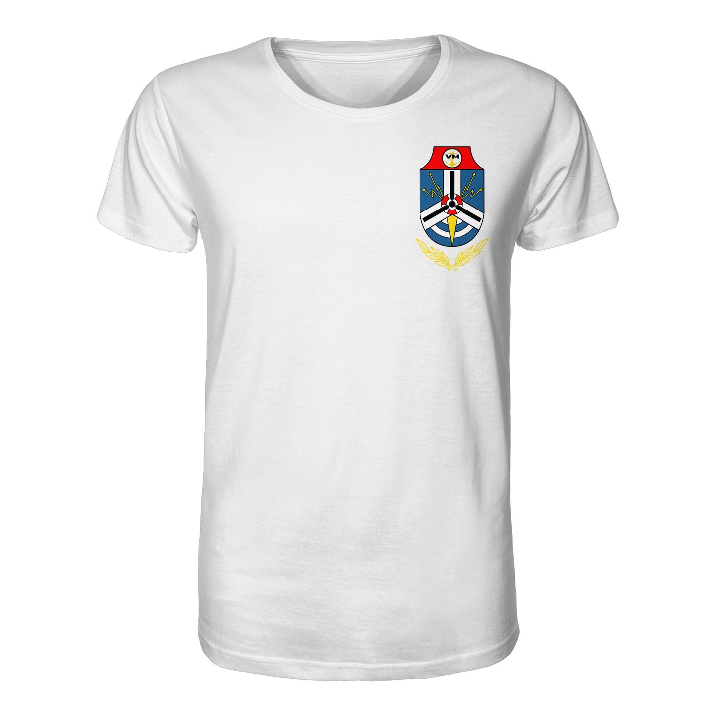 DDR Ostalgie Bio-Shirt Unisex • NVA EMBLEM - MARINEGESCHWADER 18 - KURT BARTHEL
