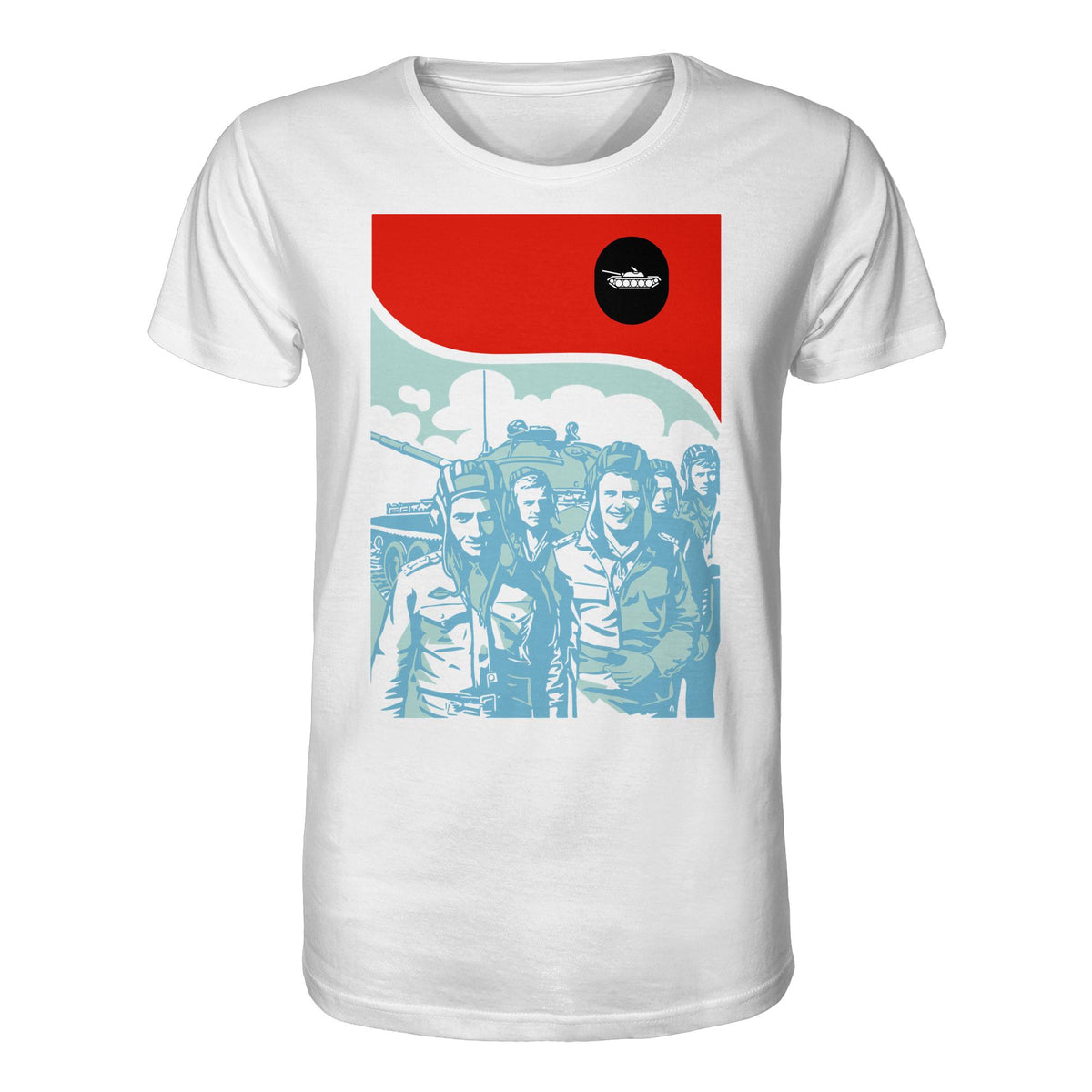 DDR Ostalgie Bio-Shirt Unisex • NVA - PANZERDIVISION (ORIGINAL-PLAKAT)
