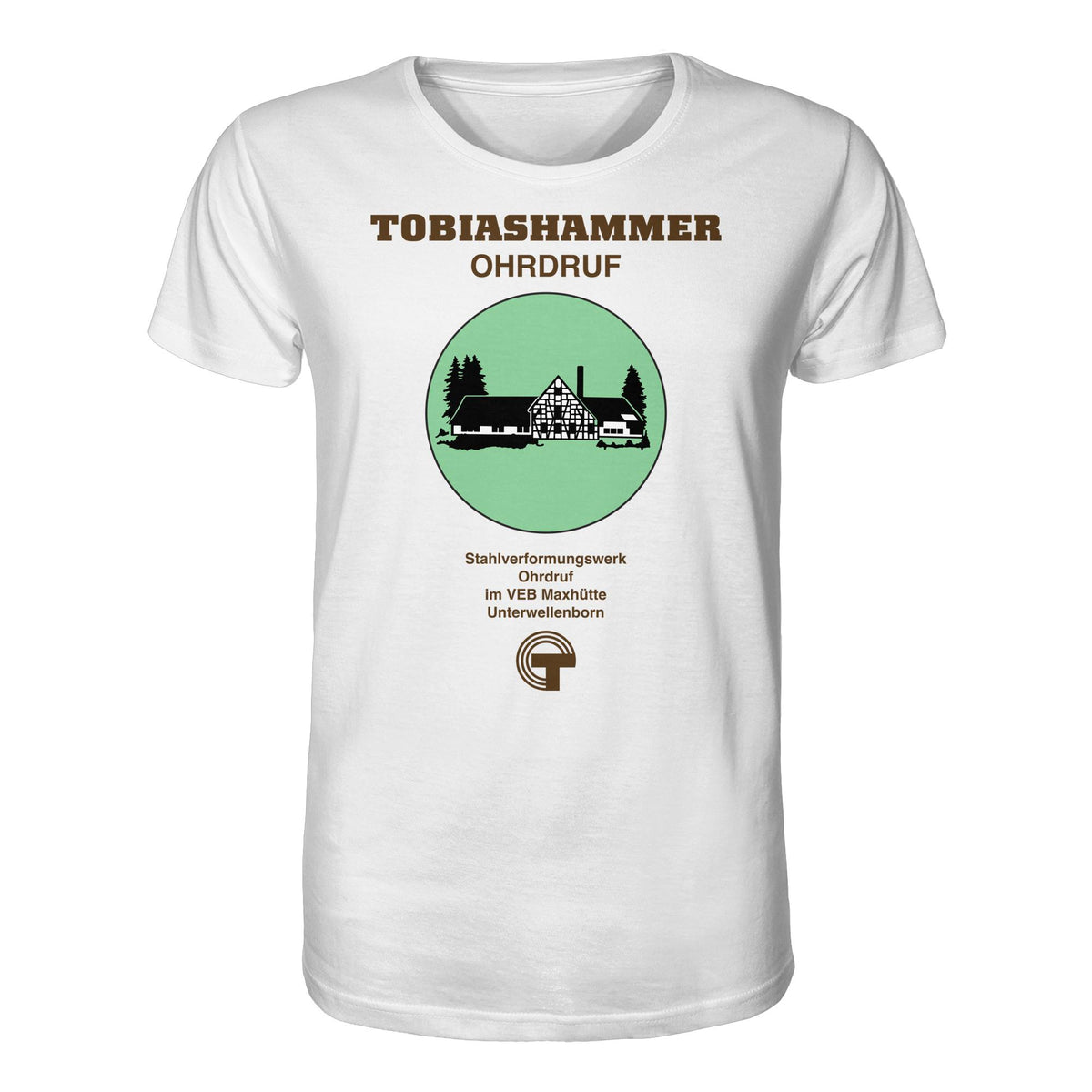 DDR Ostalgie Bio-Shirt Unisex • TOBIASHAMMER OHRDRUF - VEB MAXHÜTTE
