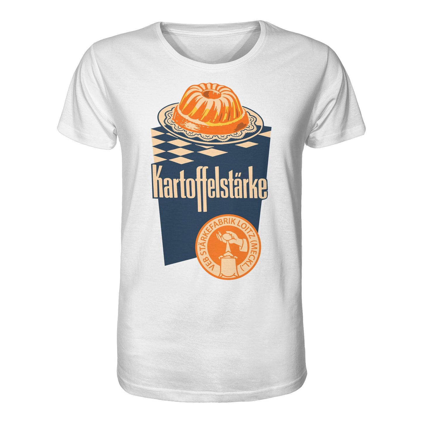 DDR Ostalgie Bio-Shirt Unisex • VEB KARTOFFELSTÄRKE - VEB STÄRKEFABRIK LOITZ