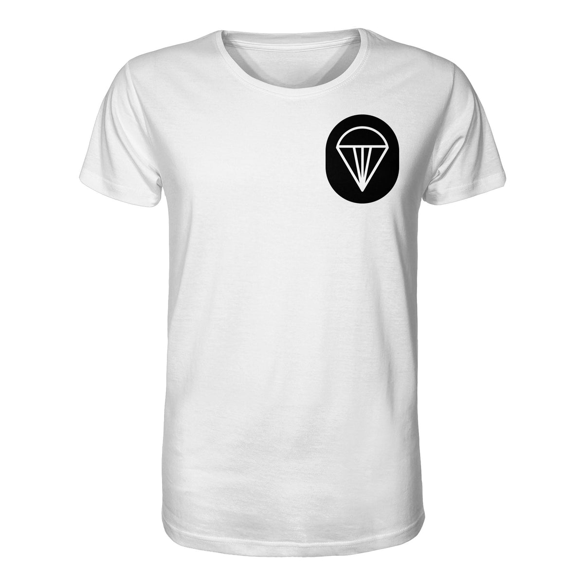 DDR Ostalgie Bio-Shirt Unisex • NVA EMBLEM - FALLSCHIRMJÄGER