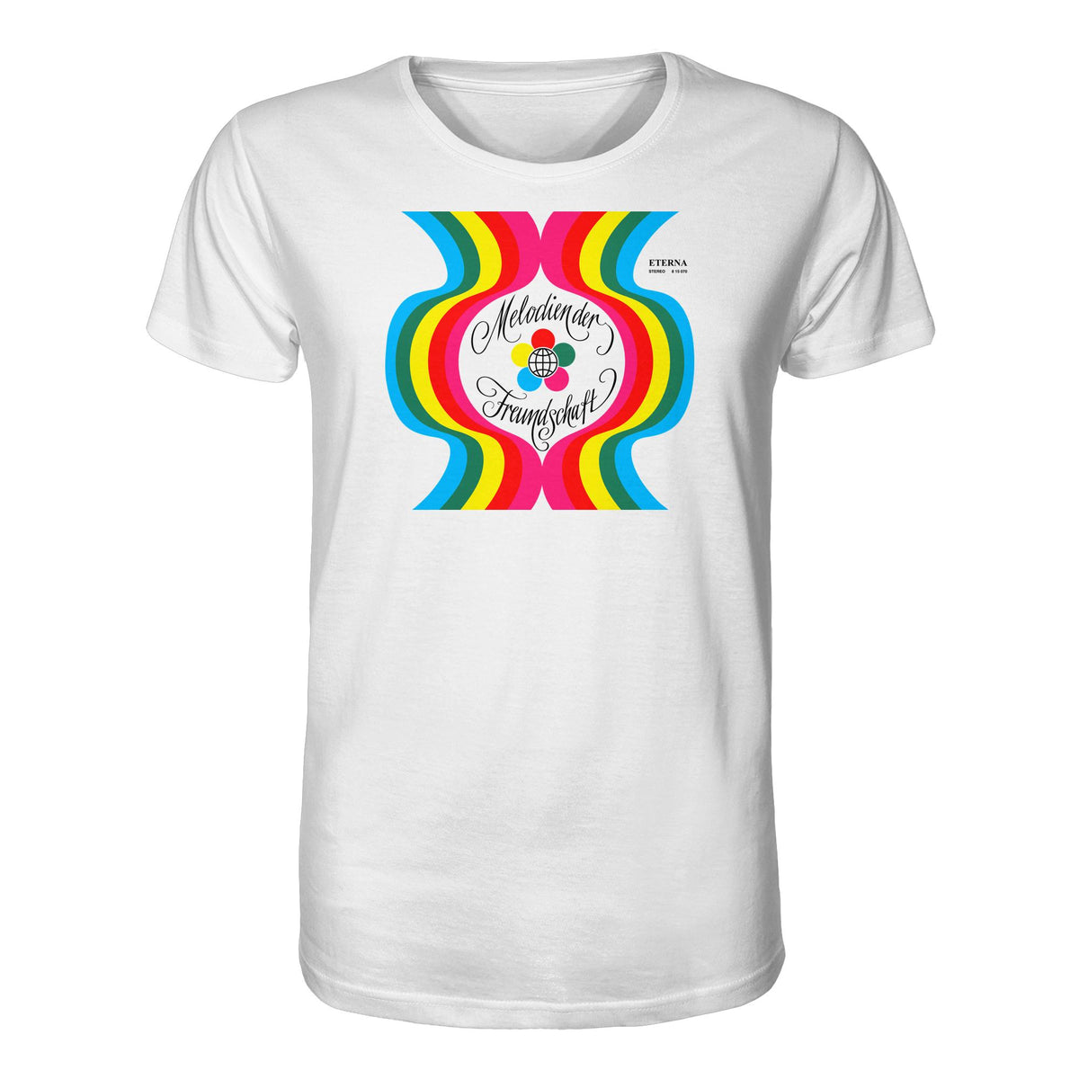 DDR Ostalgie Bio-Shirt Unisex • MELODIEN DER FREUNDSCHAFT ETERNA (ORIGINAL-PLATTENCOVER)
