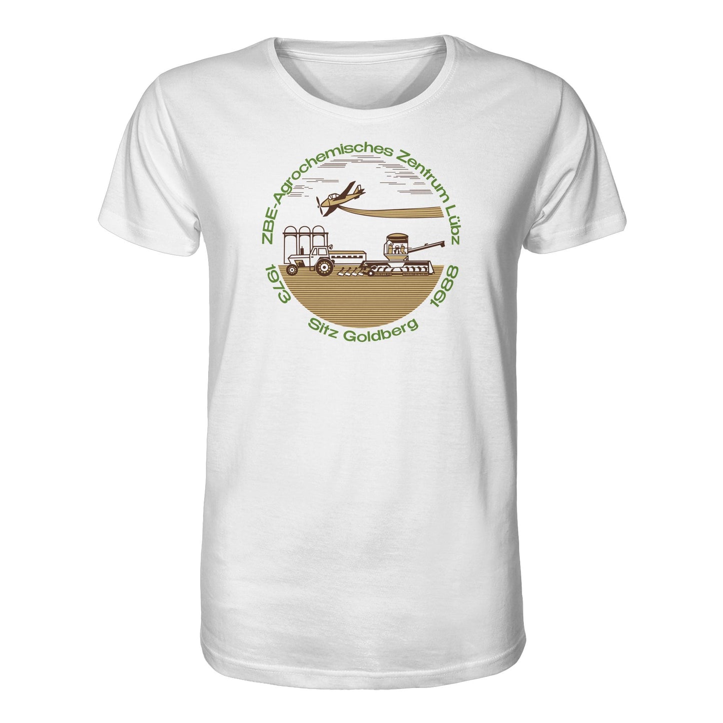 DDR Ostalgie Bio-Shirt Unisex • ZBE AGROCHEMISCHES ZENTRUM LÜBZ