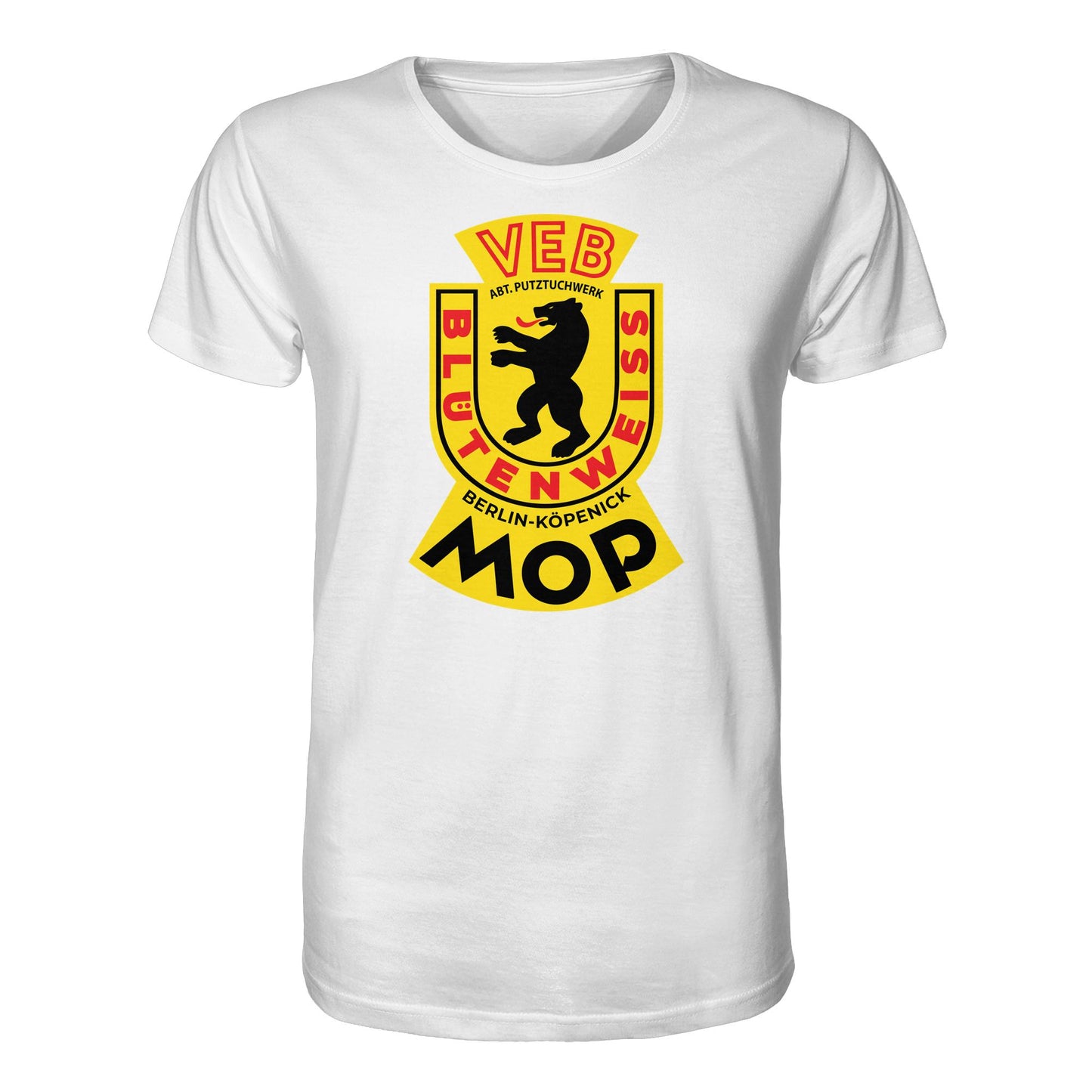 DDR Ostalgie Bio-Shirt Unisex • VEB PUTZTUCHWERK BERLIN-KÖPENICK