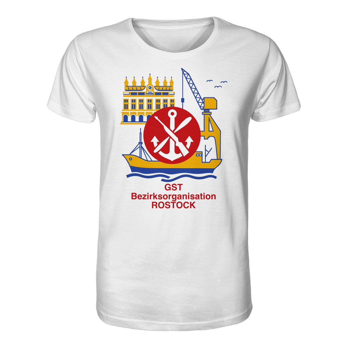 DDR Ostalgie Bio-Shirt Unisex • GST ROSTOCK