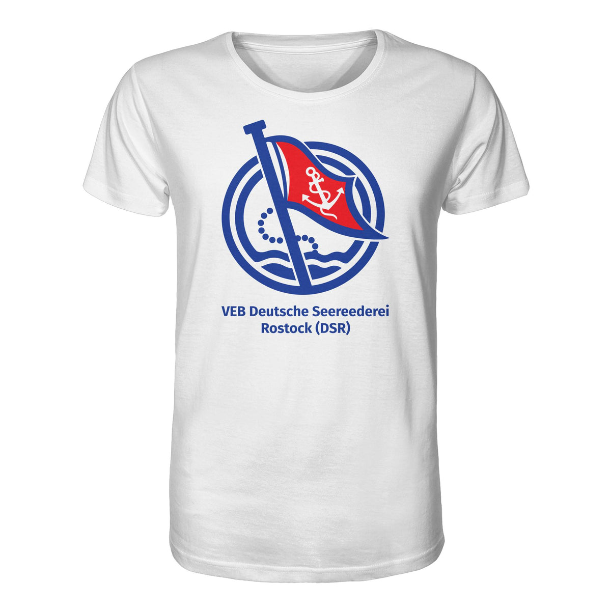 DDR Ostalgie Bio-Shirt Unisex • VEB DEUTSCHE SEEREEDEREI ROSTOCK (DSR)