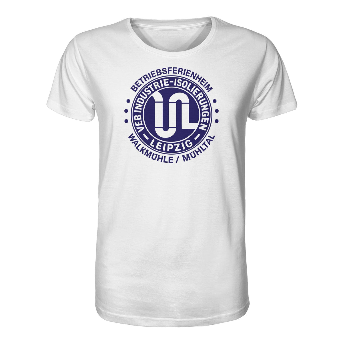 DDR Ostalgie Bio-Shirt Unisex • VEB INDUSTRIE-ISOLIERUNGEN - BETRIEBSFERIENHEIM WALKMÜHLE