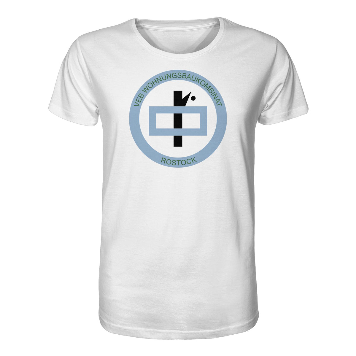 DDR Ostalgie Bio-Shirt Unisex • VEB WOHNUNGSBAUKOMBINAT ROSTOCK