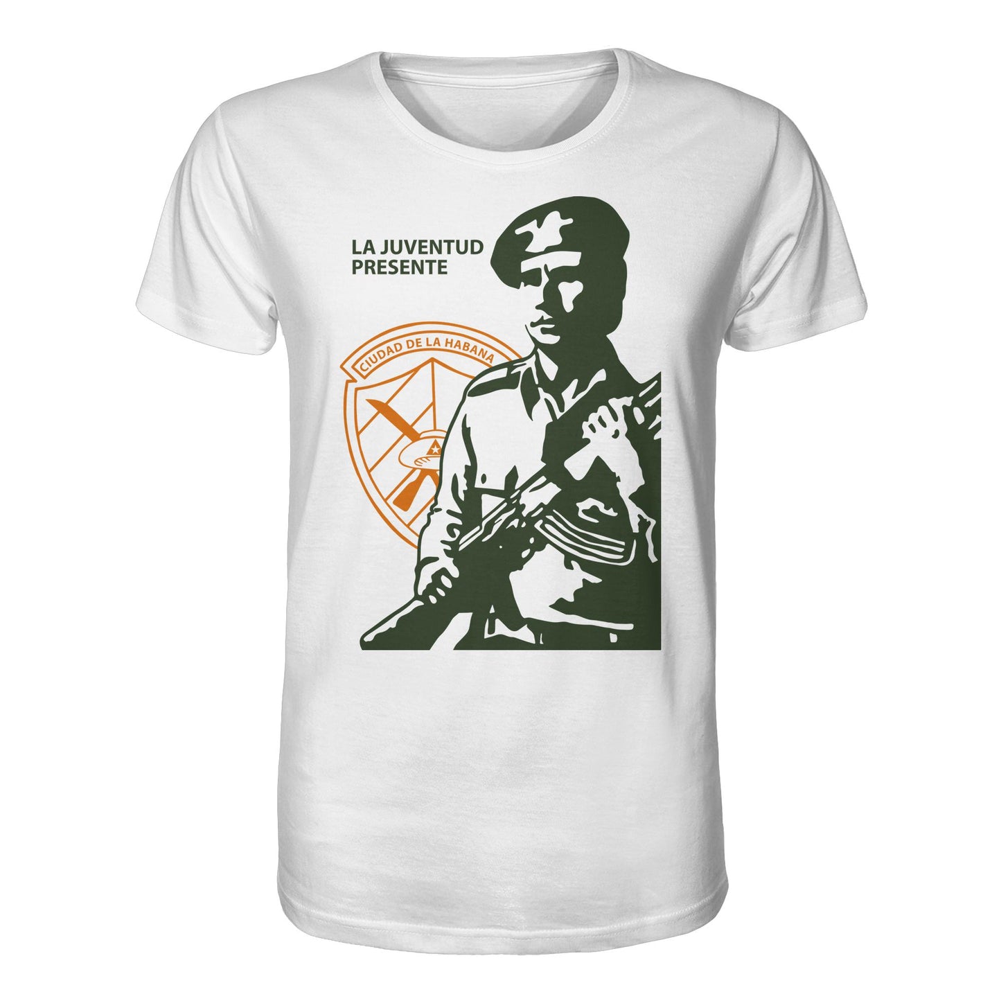 DDR Ostalgie Bio-Shirt Unisex • LA JUVENTUD PRESENTE CIUDAD DE LA HABANA (DIE JUGEND HAVANNAS IST AKTIV)