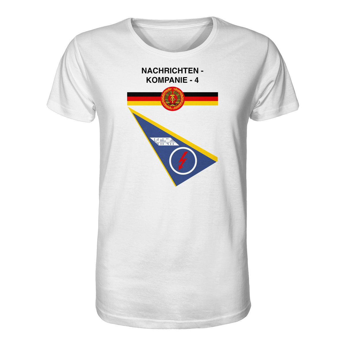 DDR Ostalgie Bio-Shirt Unisex • NVA - NACHRICHTENKOMPANIE 4