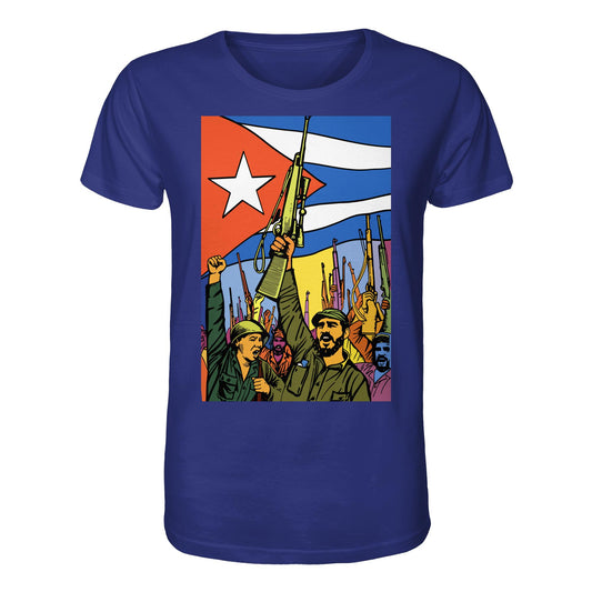 DDR Ostalgie Bio-Shirt Unisex • KUBANISCHE REVOLUTION (ORIGINAL POSTER)