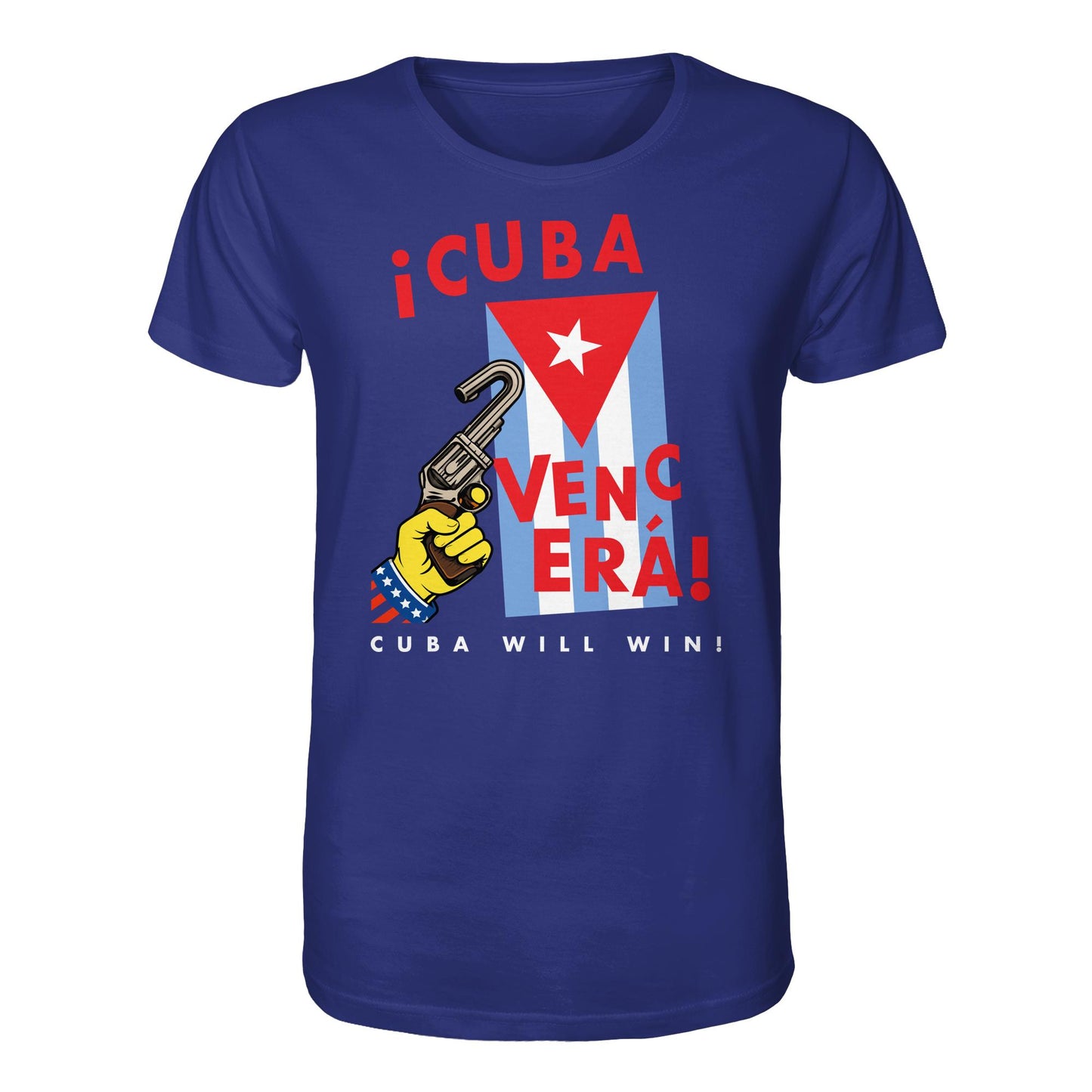 DDR Ostalgie Bio-Shirt Unisex • VENCERÁ! CUBA WILL WIN! (ORIGINAL POSTER KUBA)