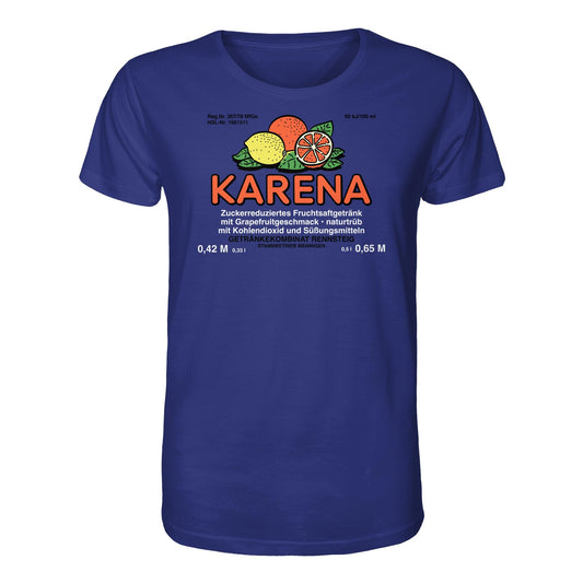 DDR Ostalgie Bio-Shirt Unisex • KARENA LIMONADE - GETRÄNKEKOMBINAT RENNSTEIG, MEININGEN