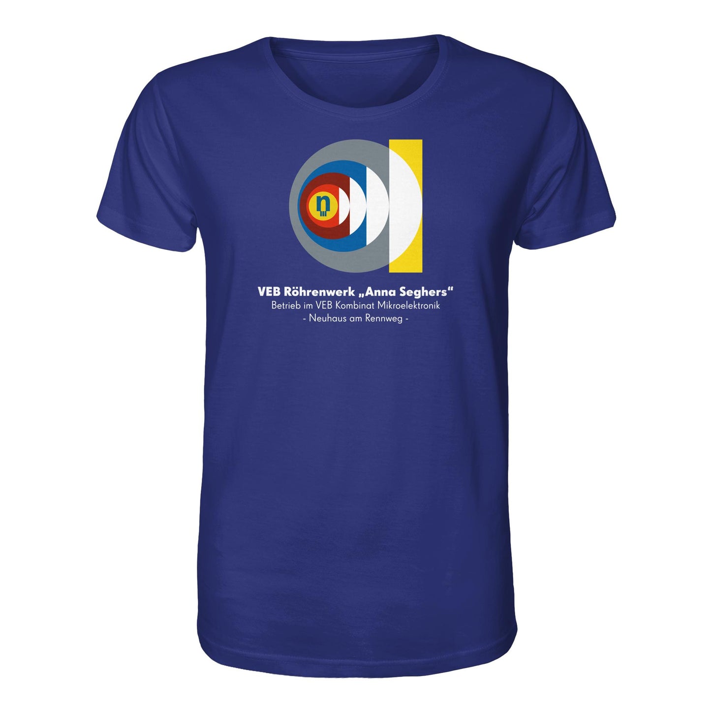 DDR Ostalgie Bio-Shirt Unisex • VEB RÖHRENWERK ANNA SEGHERS - NEUHAUS