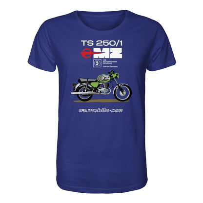 ORGANIC BIO SHIRT UNISEX • MZ TS 250 GRÜN (ORIGINAL DDR-PLAKAT)