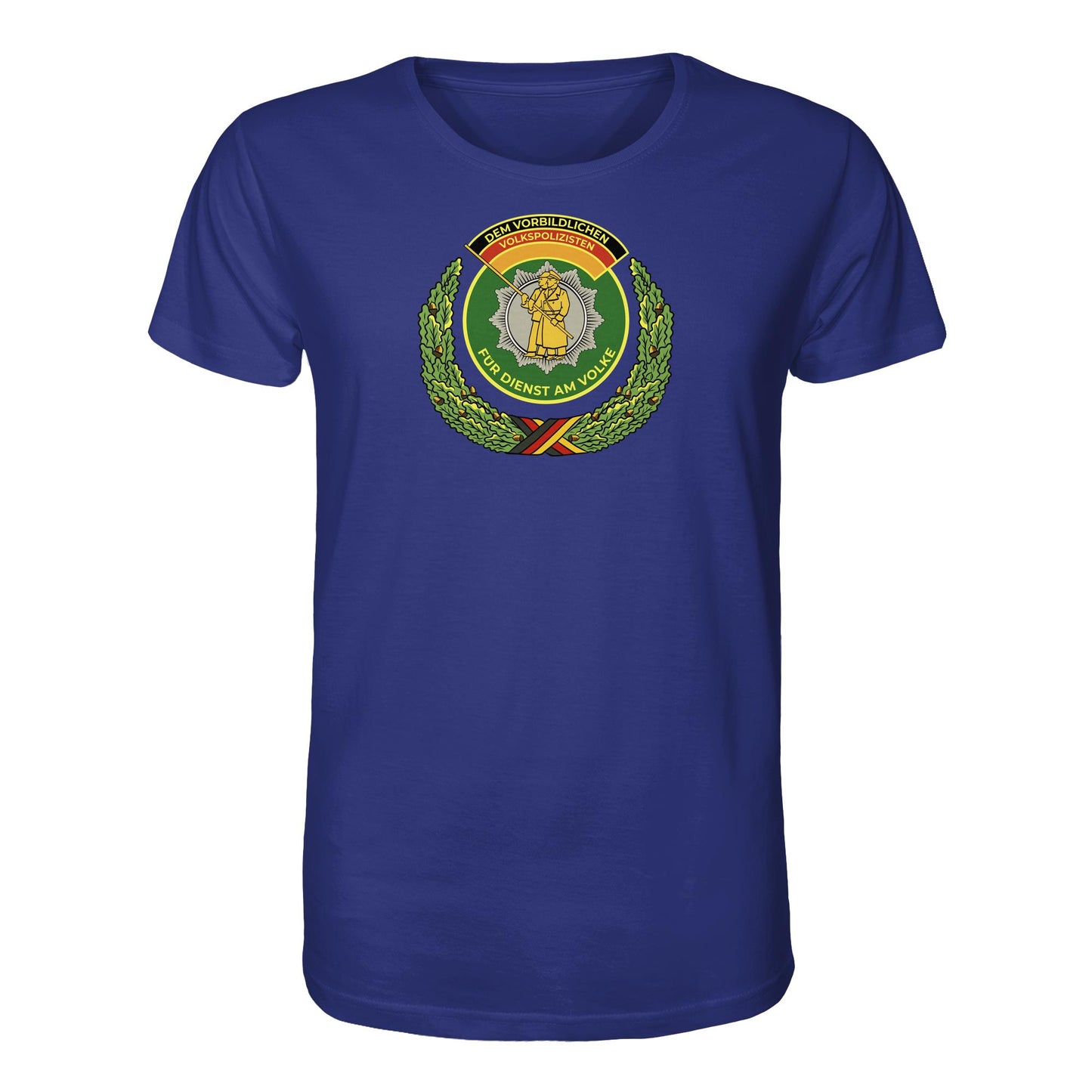 ORGANIC BIO SHIRT UNISEX • DEM VORBILDLICHEN VOLKSPOLIZISTEN (ABZEICHEN)