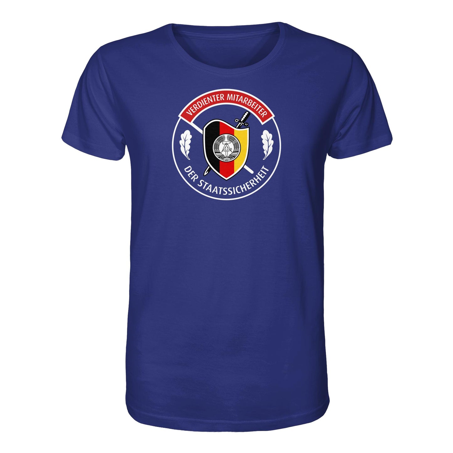 DDR Ostalgie Bio-Shirt Unisex • VERDIENTER MITARBEITER DER STAATSSICHERHEIT (ORIGINAL ORDEN)