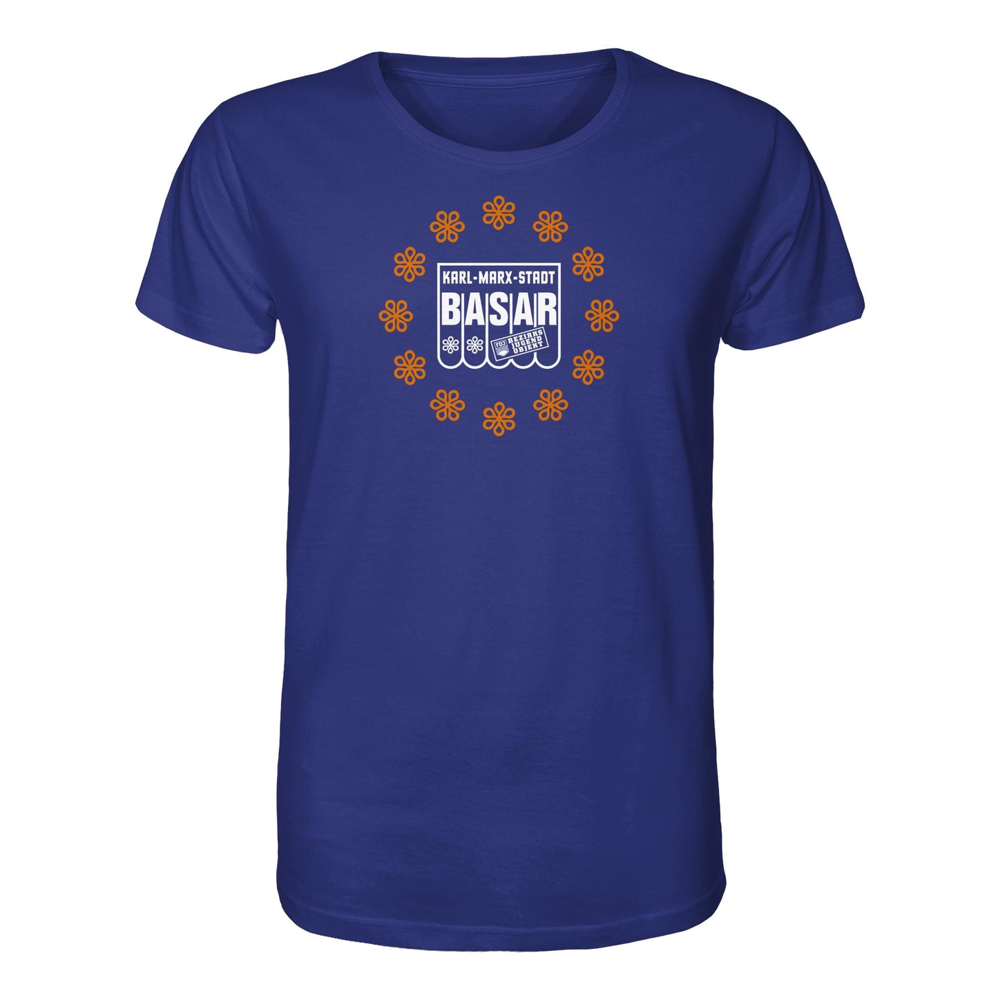 DDR Ostalgie Bio-Shirt Unisex • BASAR KARL MARX STADT - FDJ JUGENDOBJEKT
