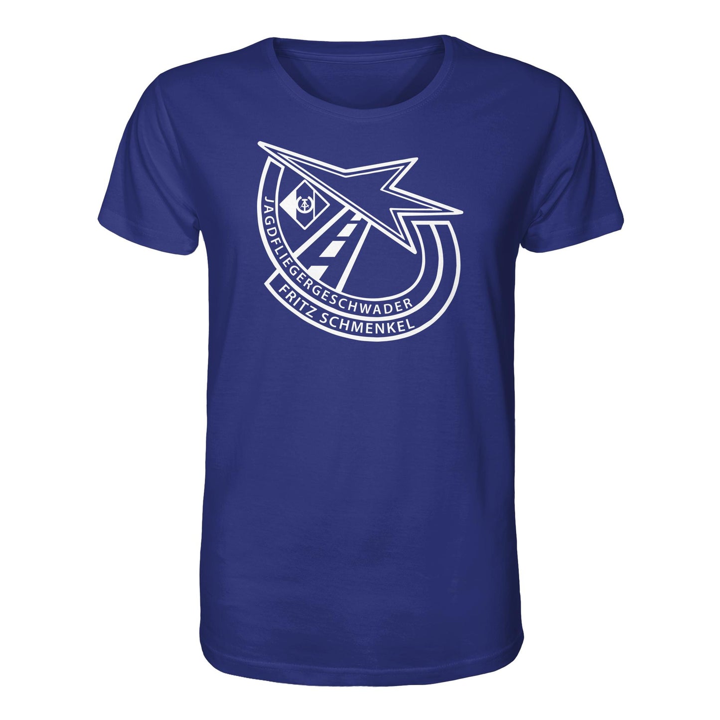 DDR Ostalgie Bio-Shirt Unisex • NVA EMBLEM - GESCHWADER FRITZ SCHMENKEL